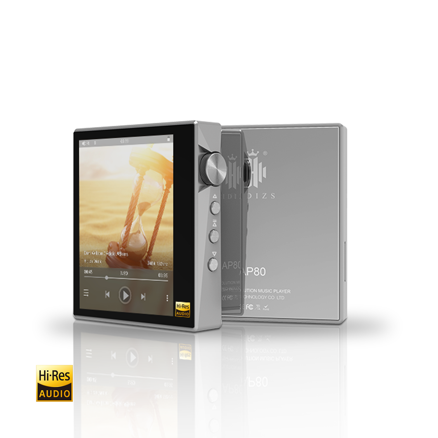 Hidizs AP80 Stainless Steel Portable Hi-Res Music Player | Hidizs