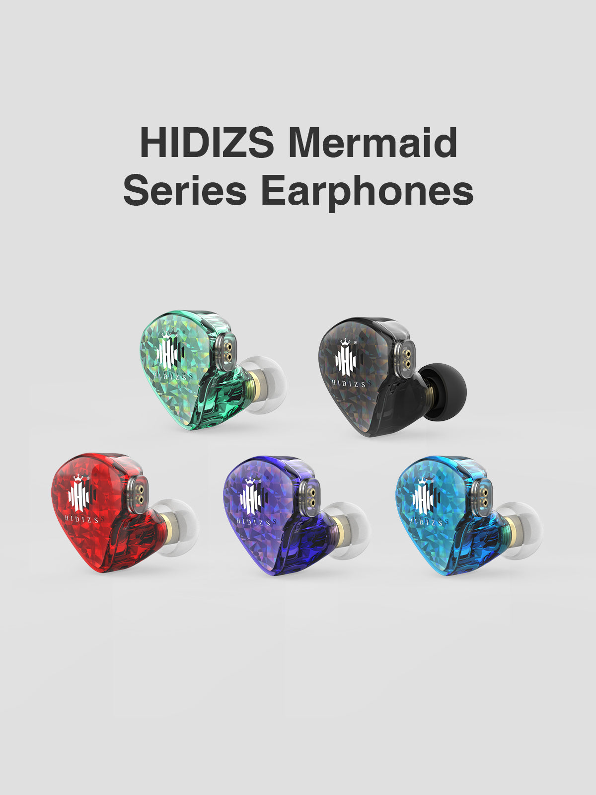 Mermaid MS2 Hybrid Dual Drivers HiFi Earphones | Hidizs