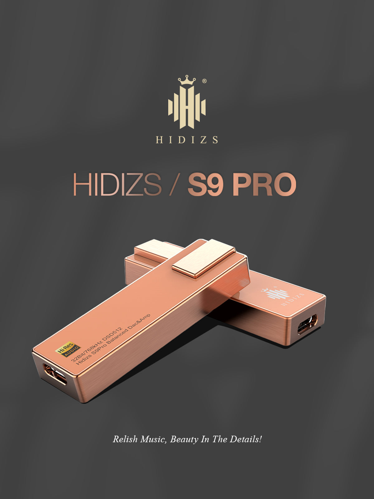 HIDIZS S9 PROバランス＆シングルエンド mini HiFi DAC& 768kHz