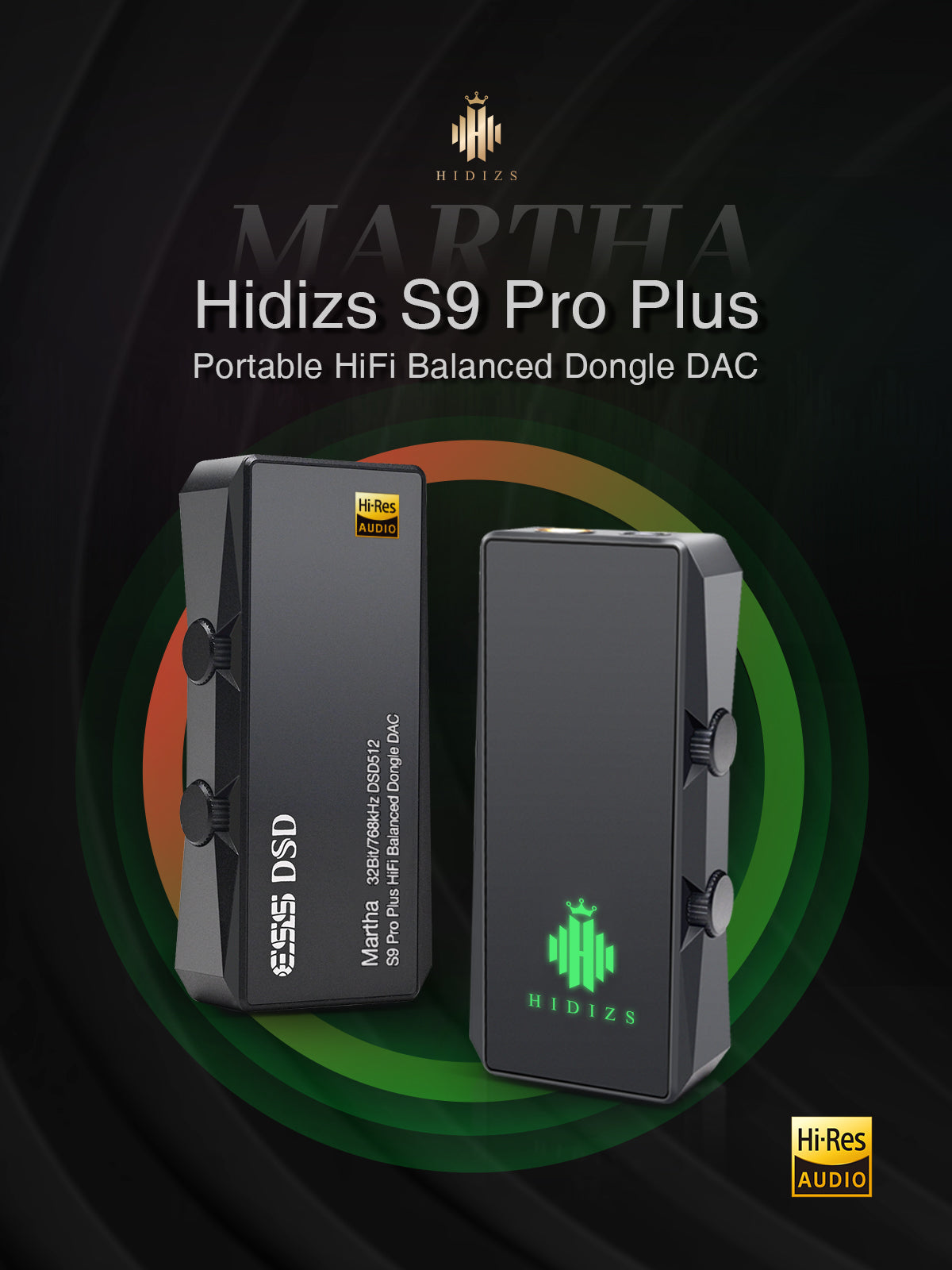 Hidizs S9 Pro Plus Martha HiFi Balanced Dongle DAC