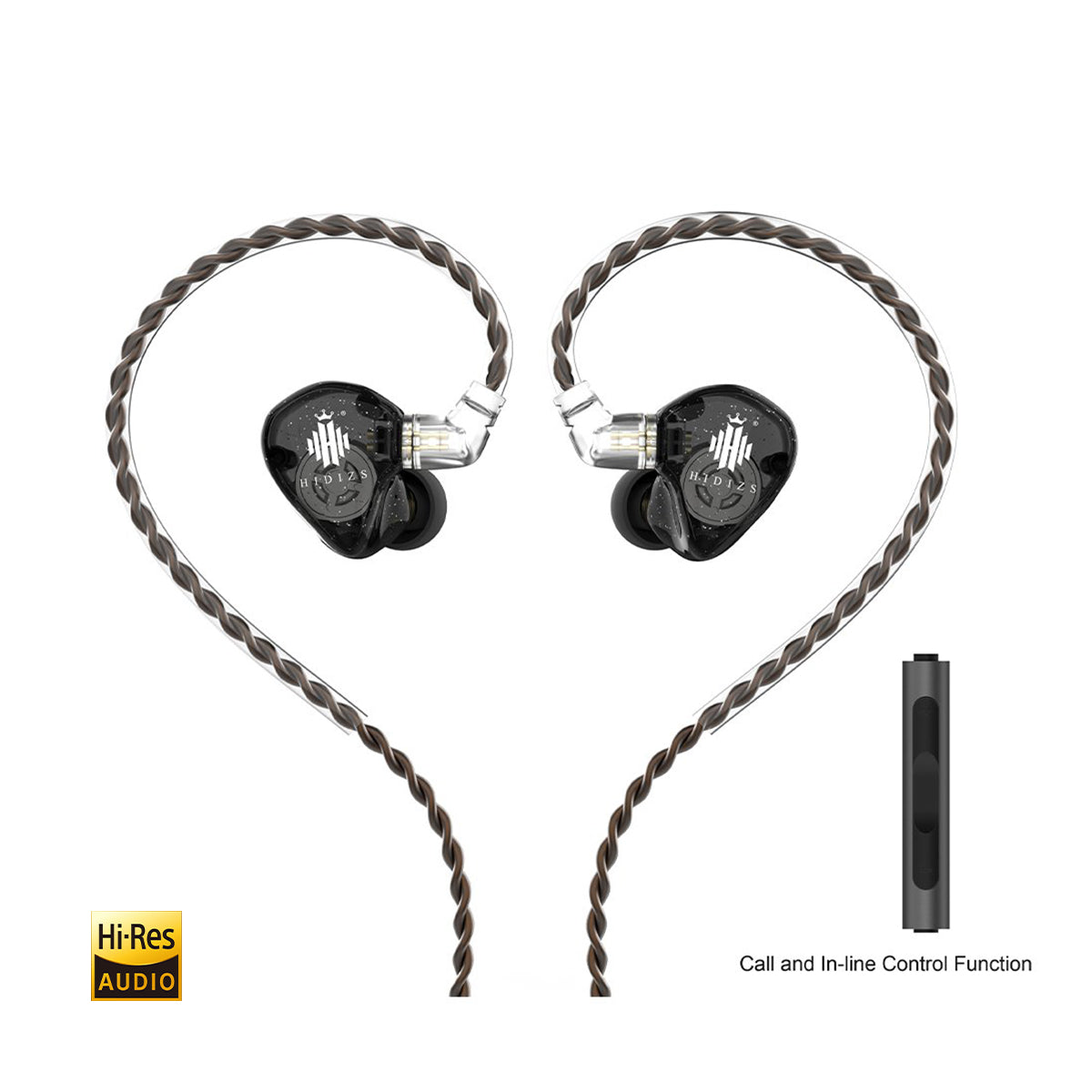 Hidizs MS1-Rainbow High-Performance Dual Magnetic Circuit Dynamic Driver  In-ear Monitors