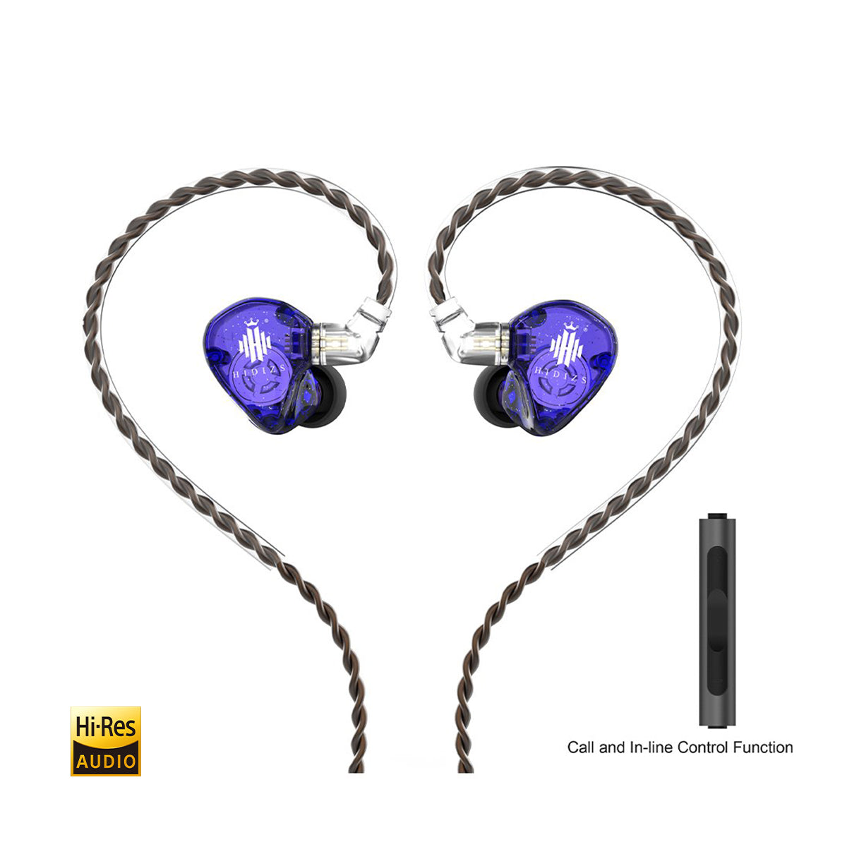 Mermaid MS1 Rainbow HiFi In-Ear Monitor Earphones| Hidizs