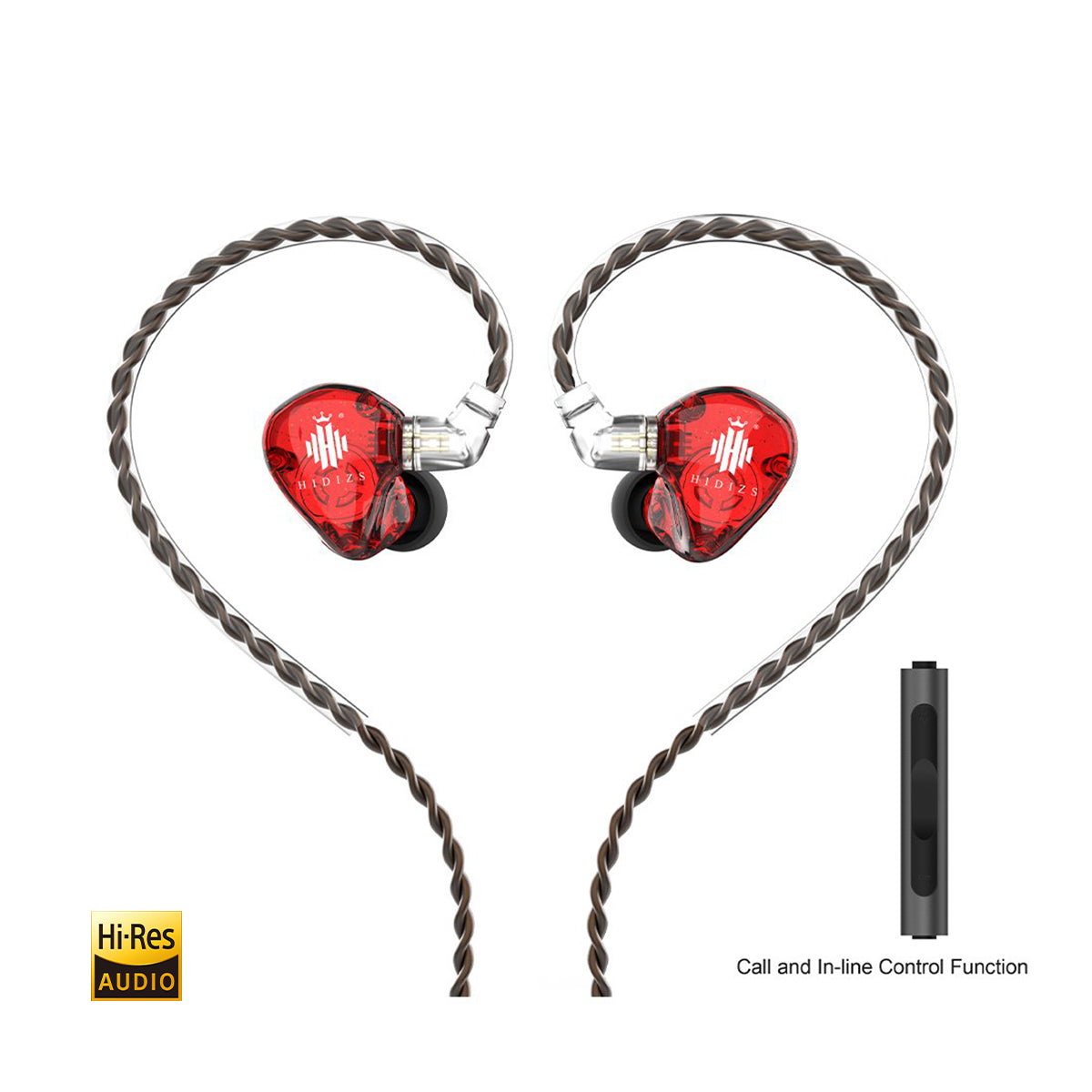 Mermaid MS1 Rainbow HiFi In-Ear Monitor Earphones| Hidizs